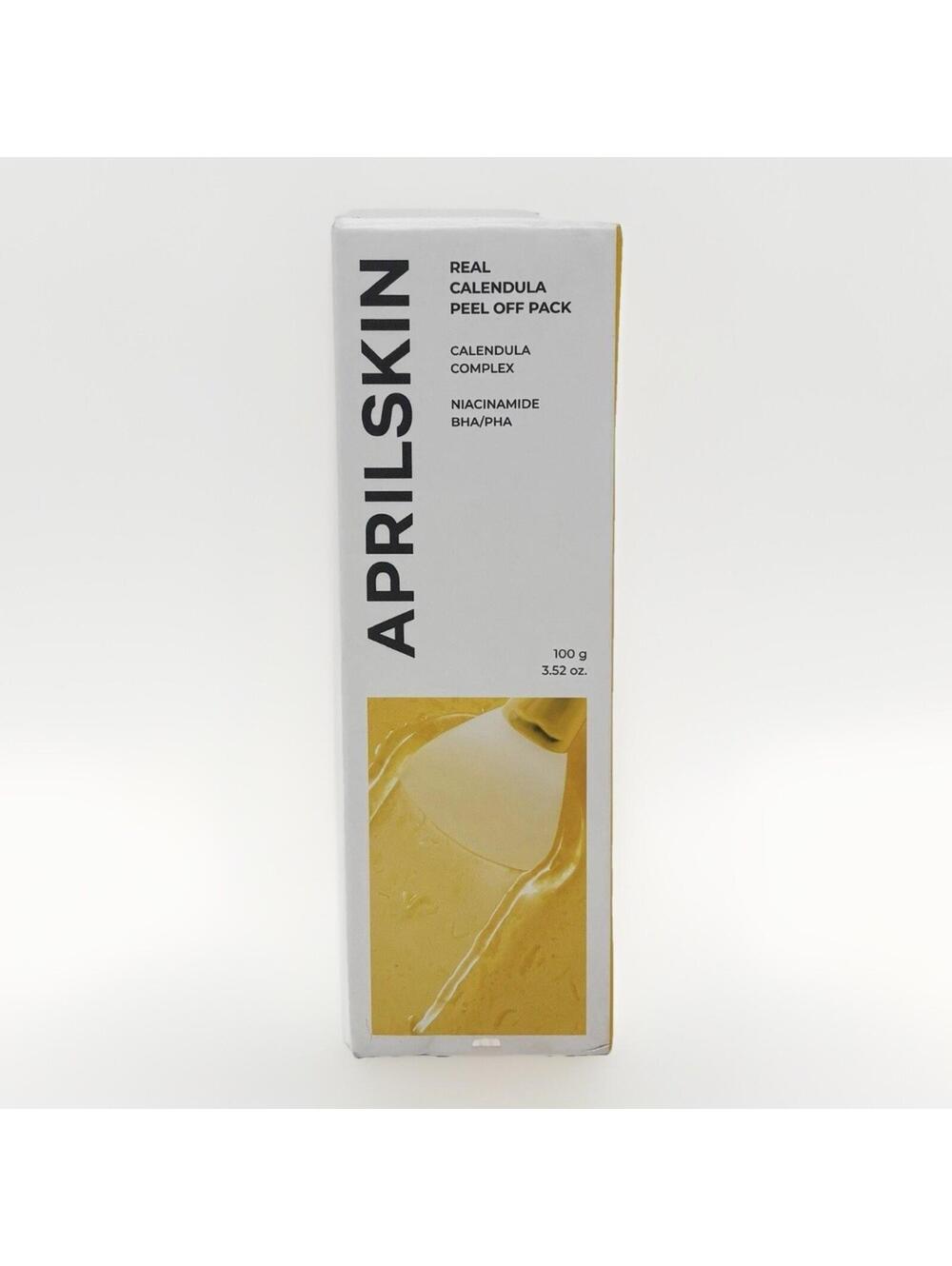 APRILSKIN Real Calendula Peel Off Pack 100g K-Beauty Acne Care NEW